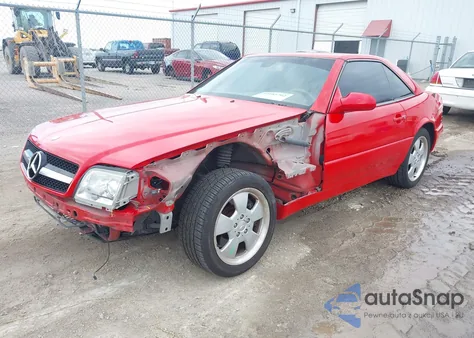 2000 Mercedes-Benz Sl 500 z USA, uszkodzony, nr VIN WDBFA68F8YF188020